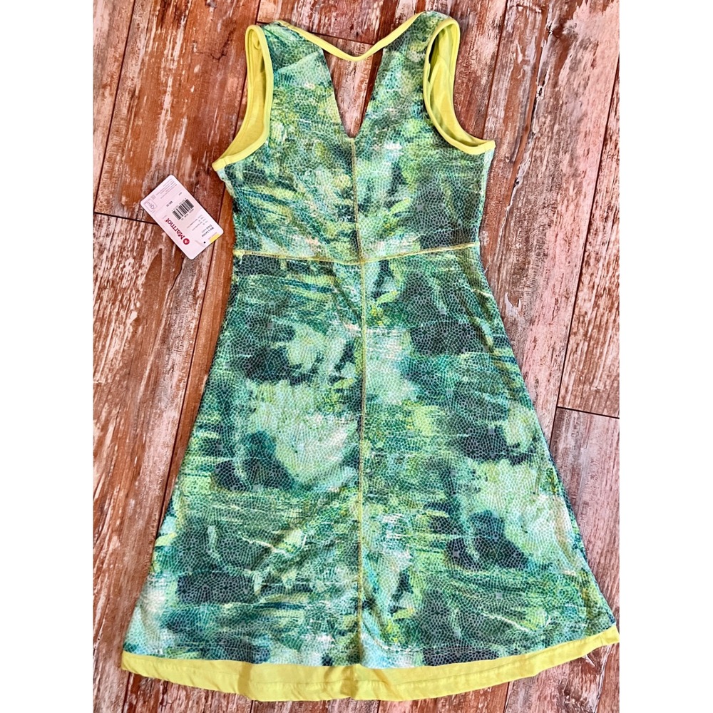 Marmot Larissa Dress XS Kiwi Sprinkle UPF 30 Athletic Active Tennis Outdoor - Picture 3 of 10